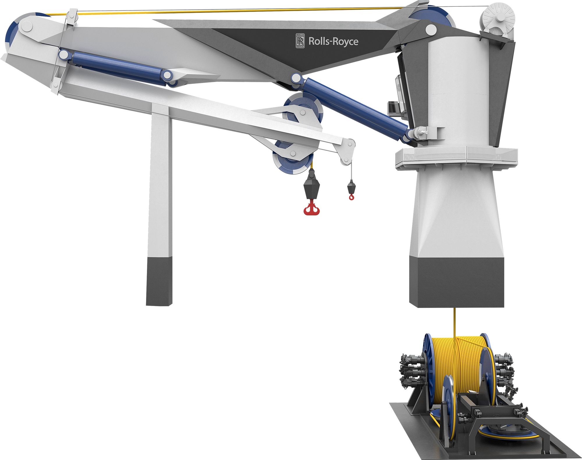 Fibertaukran på 250 tonn erstatter 400tonns kran Tu.no